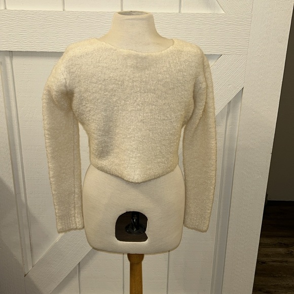 Oak + Fort Cream Cardigan - Picture 3 of 5